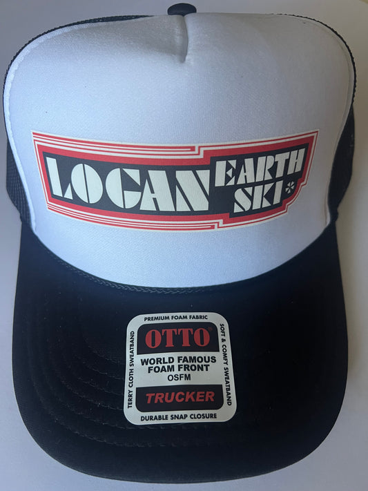 Black and White Trucker Hat