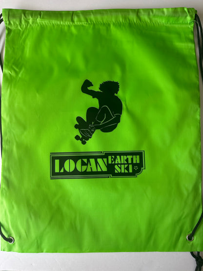 Logan Earth Ski TA Drawstring Backpack