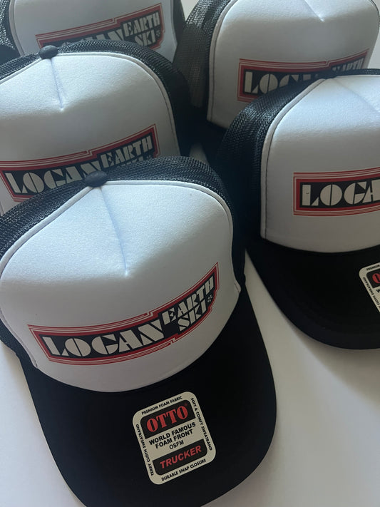 Black and White Trucker Hat