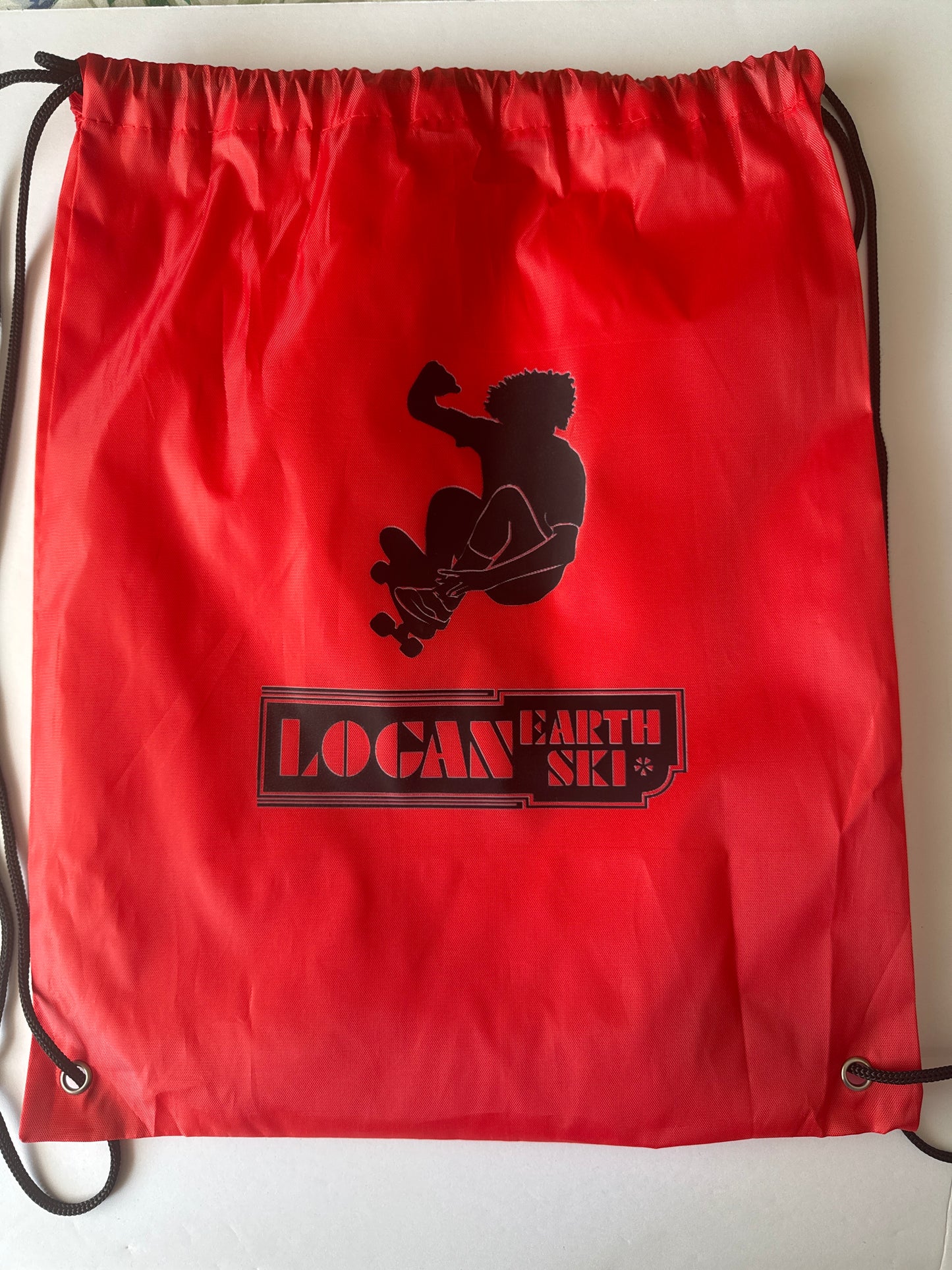 Logan Earth Ski TA Drawstring Backpack