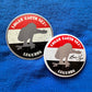 Bruce Logan Logan Earth Ski Legends Series includes button and stickers