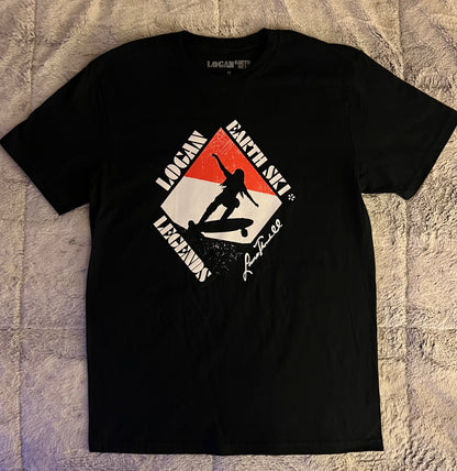 Laura Thornhill, Logan Earth Ski ￼ Legend Series Shirt (shipping included in price)stickers and button included also 👏👏👏👏