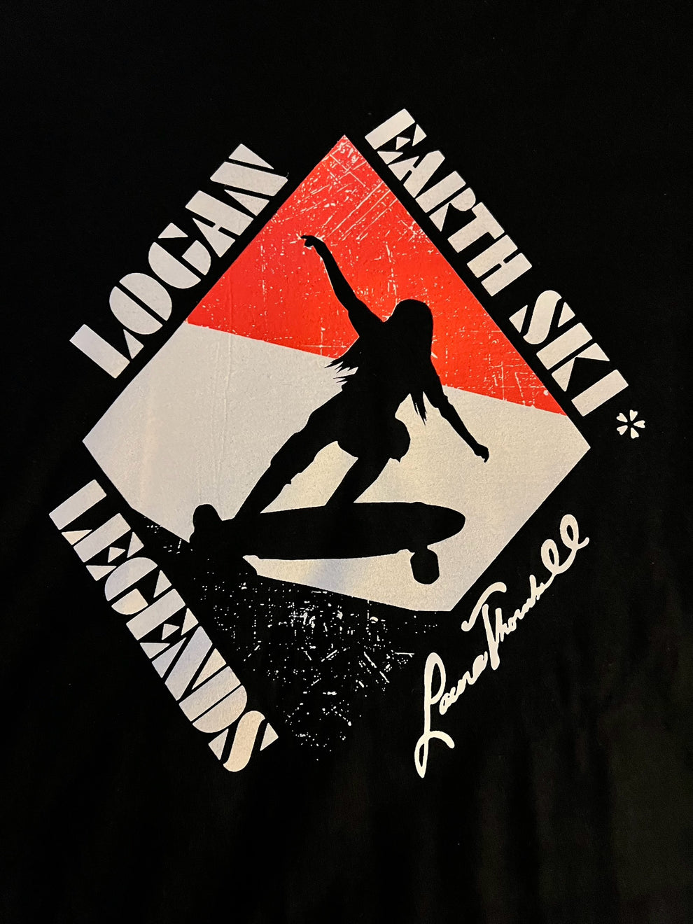 Laura Thornhill, Logan Earth Ski Legend Series Shirt (shipping inclu