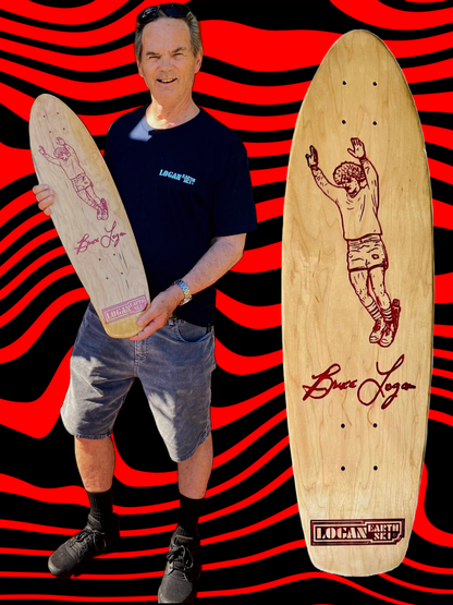 Limited Edition Bruce Logan Tribute Deck Signed – Logan Skateboards Limited Edition Bruce Logan Tribute Deck Signed – Logan Skateboards